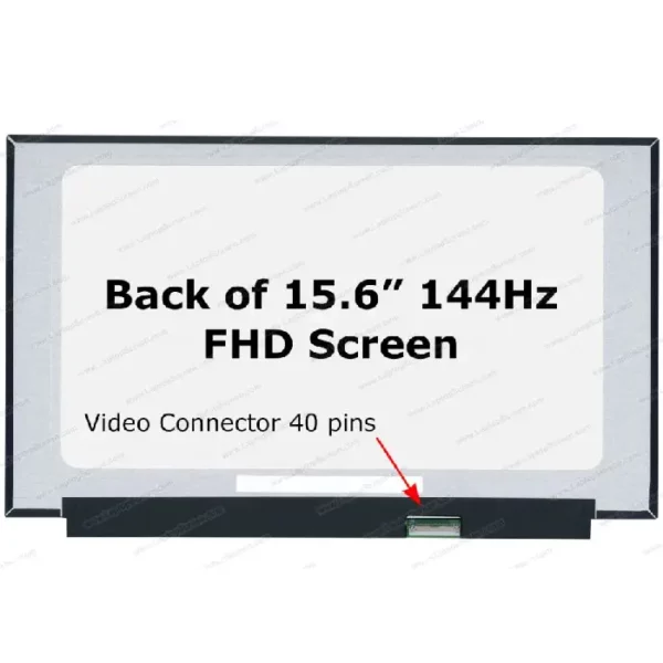 Afficheur 15.6" LED Slim 40pin Full HD 144Hz IPS Sans Fixation N156HRA-EA1